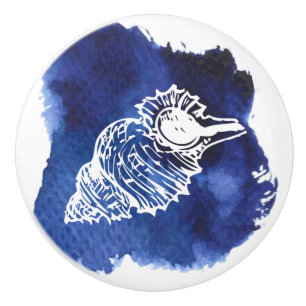 Ceramic Pull, Coastal Living Design, SeaShell Knob
