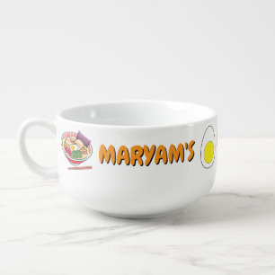Ceramic Soup Bowl Gift Microwaveable Soup Mug