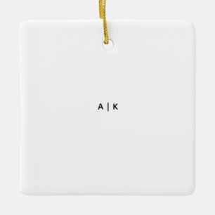 Ceramic Square Ornament