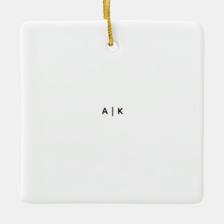 Ceramic Square Ornament
