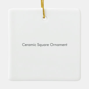 Ceramic Square Ornament