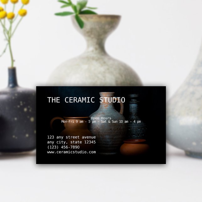 Ceramic Studio Business Card (Creator Uploaded)