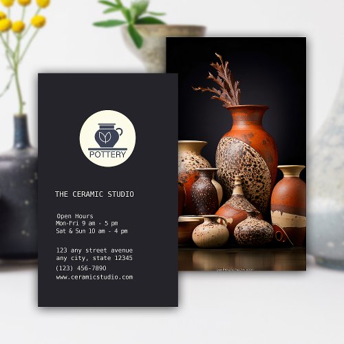 Ceramic Studio Business Card