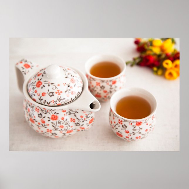 Ceramic Tea Set Poster (Front)
