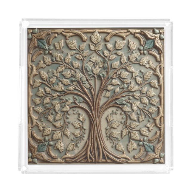 Ceramic Tile Acrylic Tray (Front)