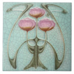 Ceramic Tile - Antique Peony Pink