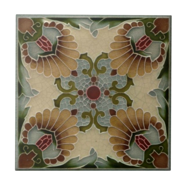 Ceramic Tile - Antique Tiles Art Nouveau (Front)