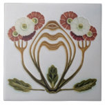 Ceramic Tile - Art Nouveau Floral<br><div class="desc">Lovely art nouveau ceramic tile for your home.</div>