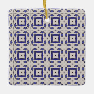 Ceramic tile azulejo Portuguese Ornament