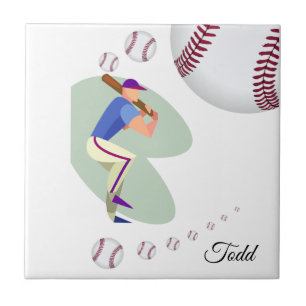 Ceramic Tile Baseball