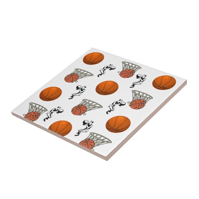 Ceramic Tile Basketball (Side)