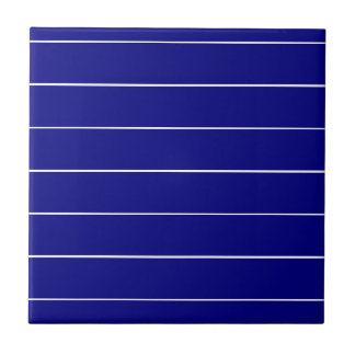 Ceramic Tile Blue & White Stripe