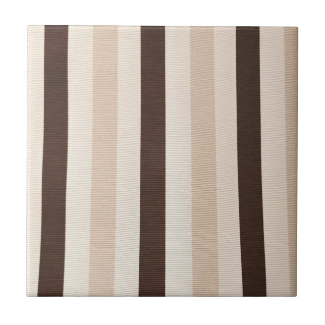 Ceramic Tile Brown & Beige  (Front)