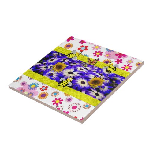 Ceramic Tile Bumblebee