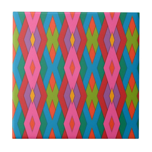 Ceramic Tile Colorful  (Front)