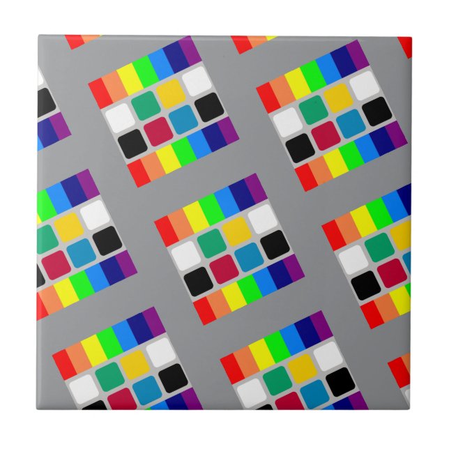 Ceramic Tile Colorful Colors (Front)