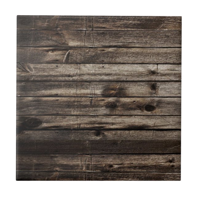 Ceramic Tile Colorful Colors Dark Wood (Front)