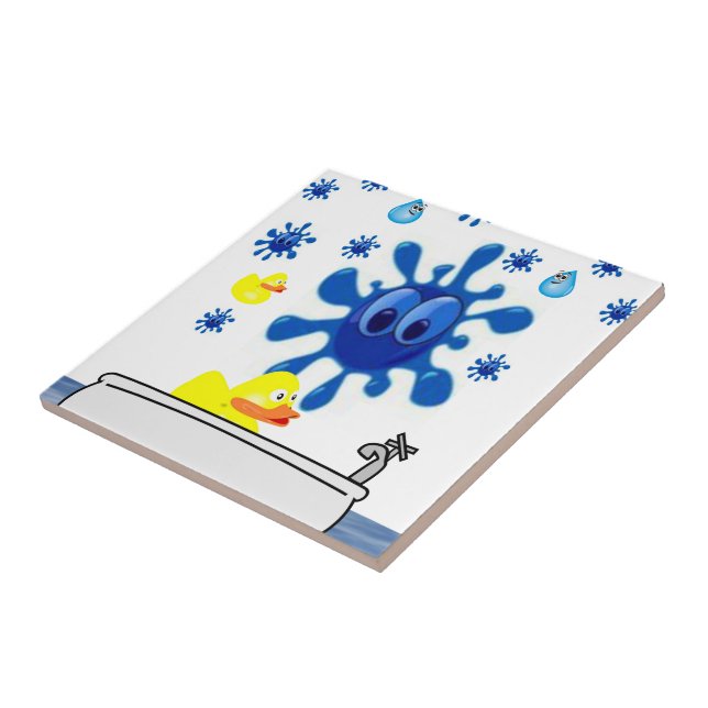 Ceramic Tile Duck (Side)