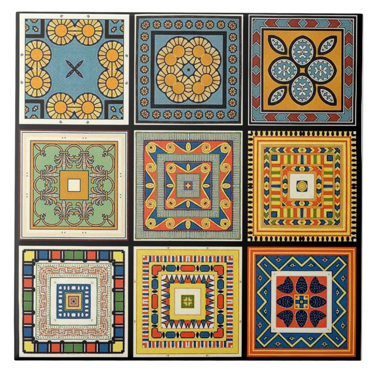 Ceramic Tile Egyptian Patterns Zazzle
