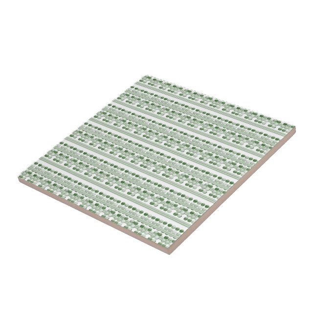 Ceramic Tile Green (Side)