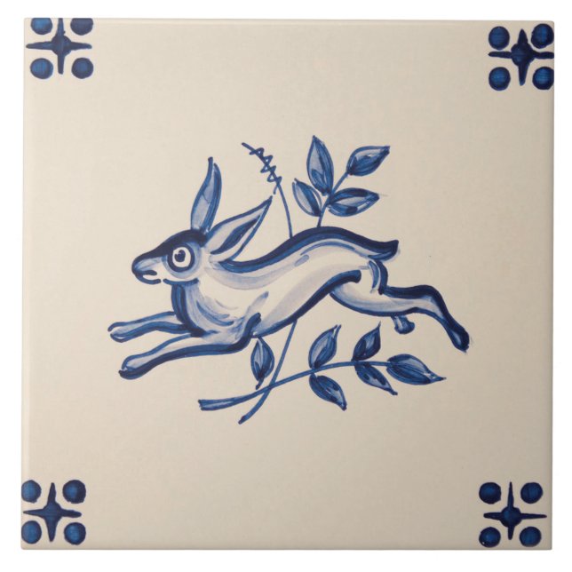 Ceramic Tile - Hare Wild Life (Front)