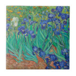 CERAMIC TILE "IRISES" BY VINCENT Van Gogh<br><div class="desc">"IRISES" BY VINCENT Van Gogh CERAMIC TILE</div>