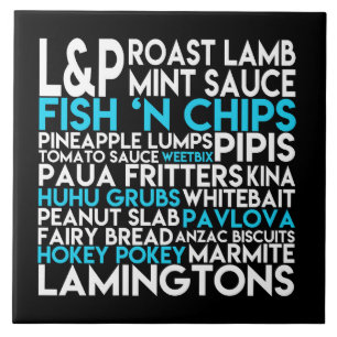 Ceramic Tile Kiwiana Wall Art