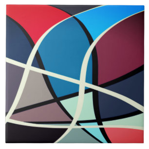 Ceramic Tile, Large (6" × 6") Pattern 01 Ceramic Tile