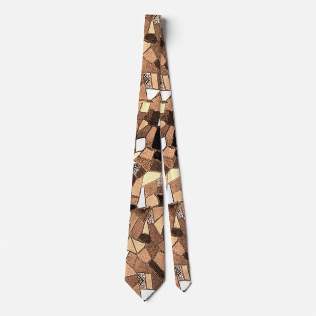 Ceramic Tile Neck Tie (Front)