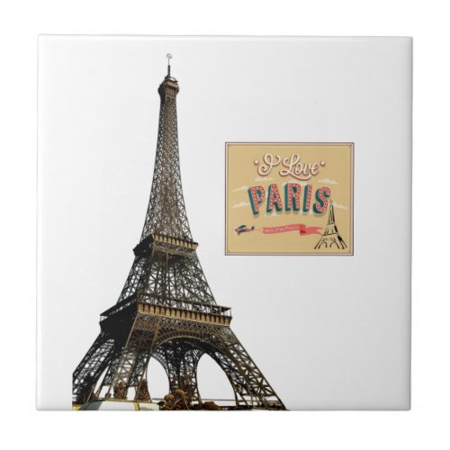 Ceramic Tile Paris France Love 