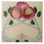 Ceramic Tile - Pink Roses<br><div class="desc">Choose one of two size tile before the check-out.

Welcome all feedback & photo's of your purchases,  which could help someone in making the right choice for their project.</div>