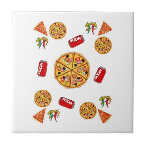 Ceramic Tile Pizza Pizzeria