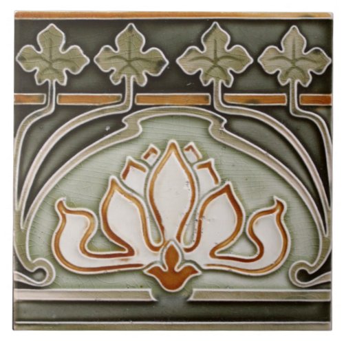Ceramic Tile _ Repo Art Nouveau Border