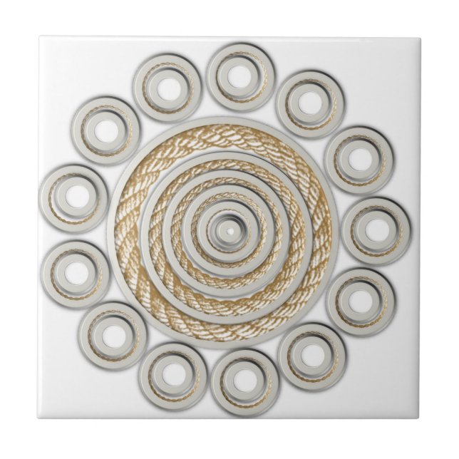 Ceramic Tile Rope Country Style (Front)