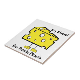 Ceramic Tile Say Cheese Favorite Pizzeria Pizza