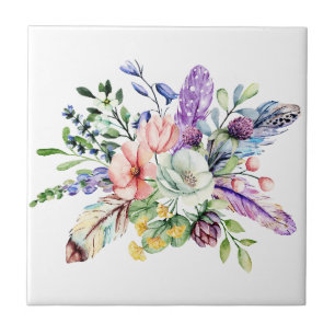 Ceramic Tile,Small (4.25" x 4.25"), Ceramic Tile