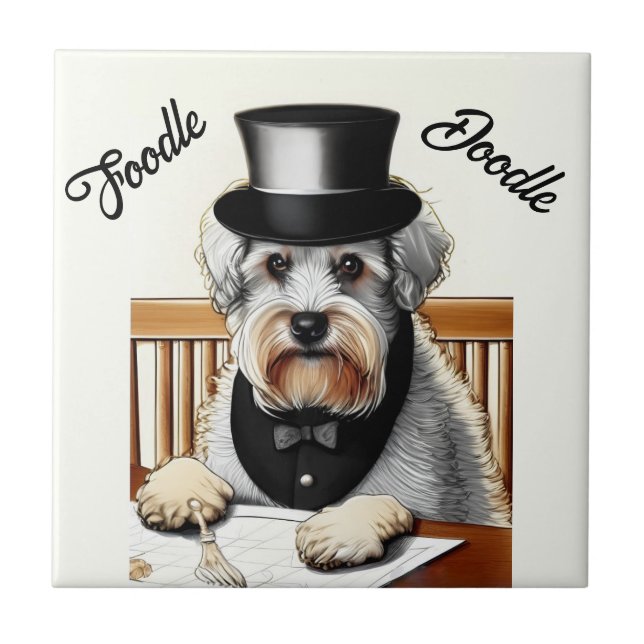 Ceramic Tile, Small (4.25" x 4.25") Tile (Front)