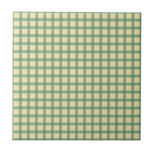 Ceramic Tile, Small- WINDOWPANE-GREEN Ceramic Tile