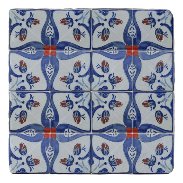 Ceramic Tile Style Pattern Trivet (Front)