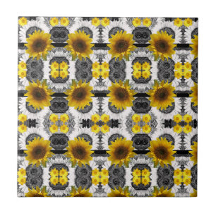 Ceramic Tile Sunflower