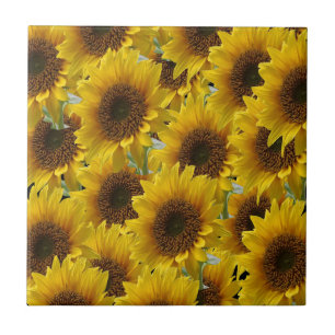 Ceramic Tile Sunflower