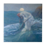 Ceramic Tile : The Mermaid : E. Pyle : 1910 at Zazzle