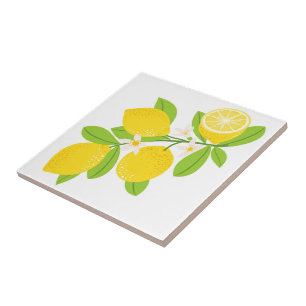 Ceramic Tile/Trivet-Lemons Ceramic Tile