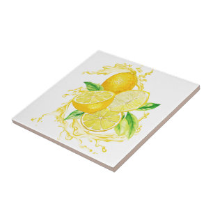 Ceramic Tile/Trivet-Lemons Ceramic Tile