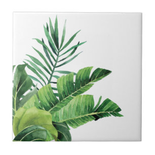 Ceramic Tile/Trivet-Tropical Palms  Tile