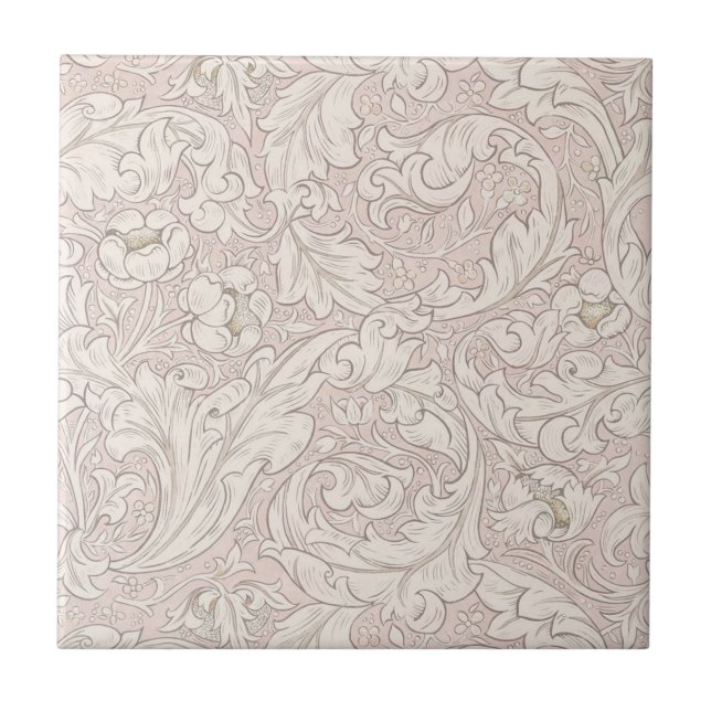 CERAMIC TILE ; WILLIAM MORRIS : FLORAL (Front)