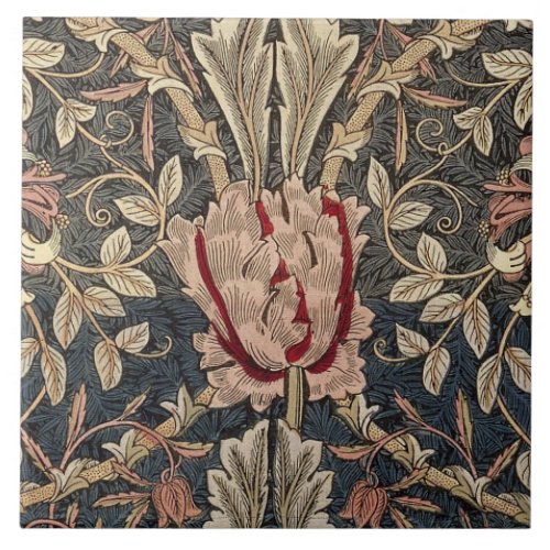 Ceramic Tile _ William Morris Floral Art Nouveau 2