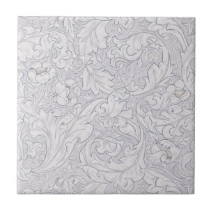 CERAMIC TILE ; WILLIAM MORRIS : FLORAL PATTERN