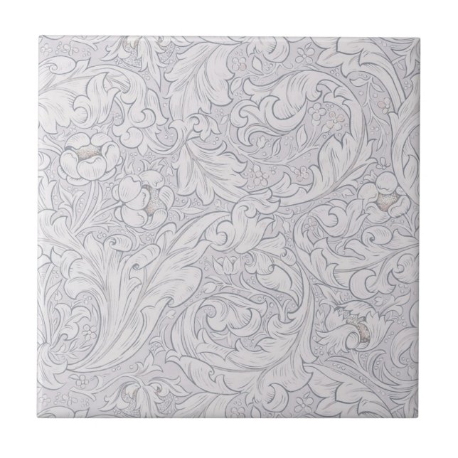 CERAMIC TILE ; WILLIAM MORRIS : FLORAL PATTERN (Front)
