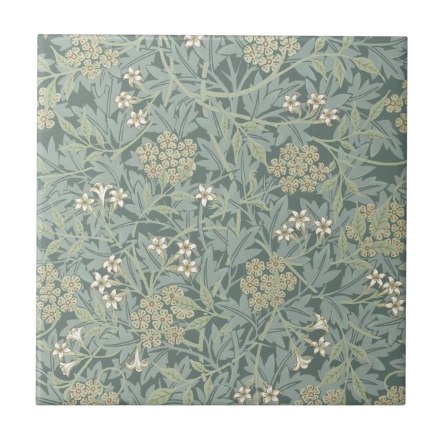 CERAMIC TILE ; WILLIAM MORRIS : JASMINE (Front)